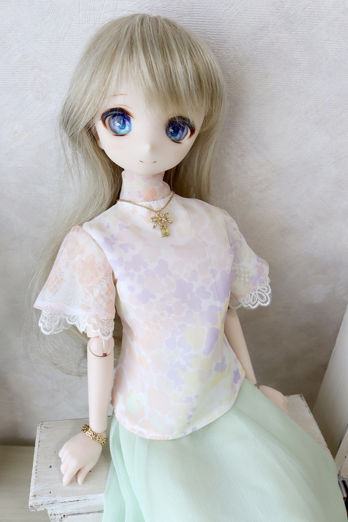 1/4サイズ:スタンドカラーシャツ