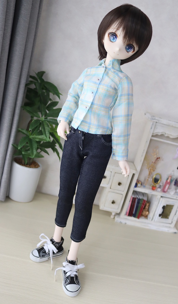 1/4サイズ:スキニーパンツ