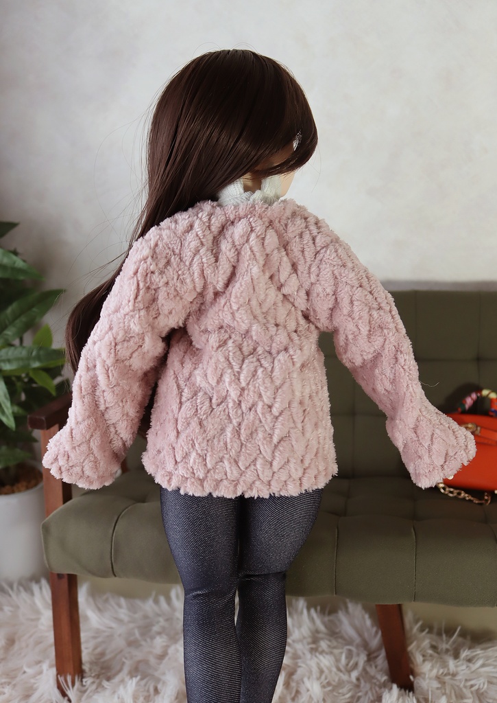 1/4サイズ:もこもこカーデ