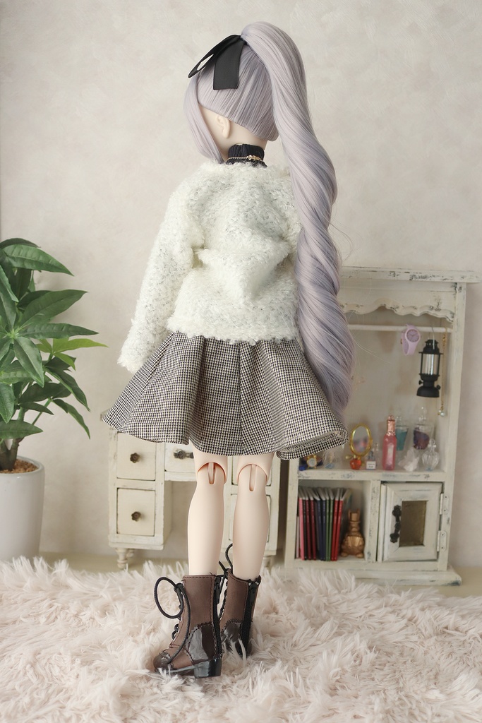 1/4サイズ:もこもこカーデ