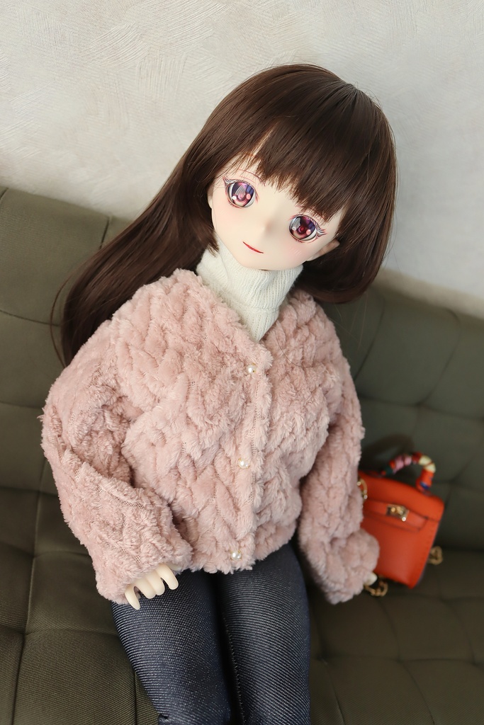 1/4サイズ:もこもこカーデ