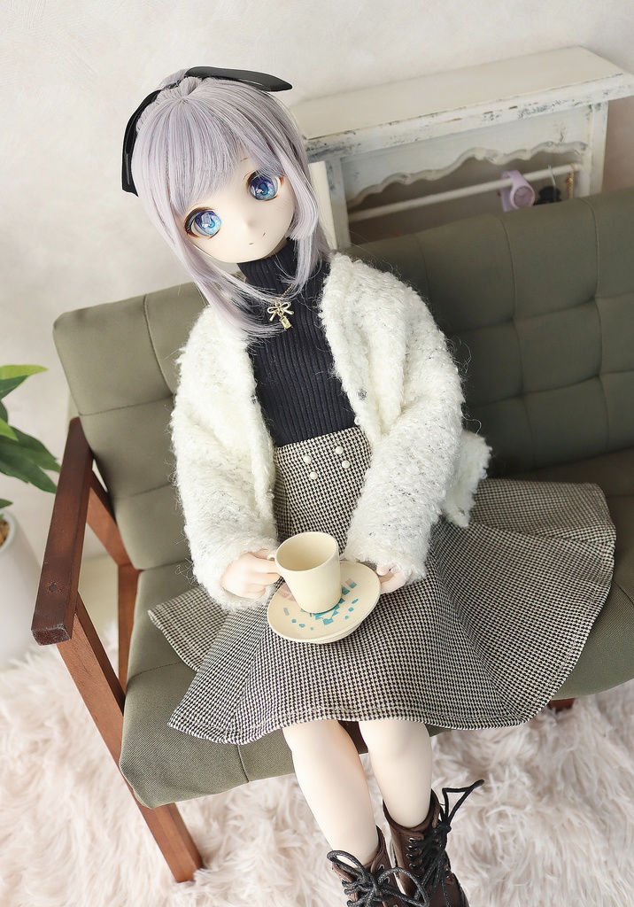 1/4サイズ:もこもこカーデ