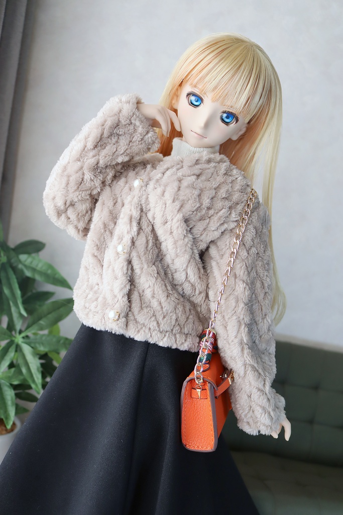 1/3サイズ:もこもこカーデ