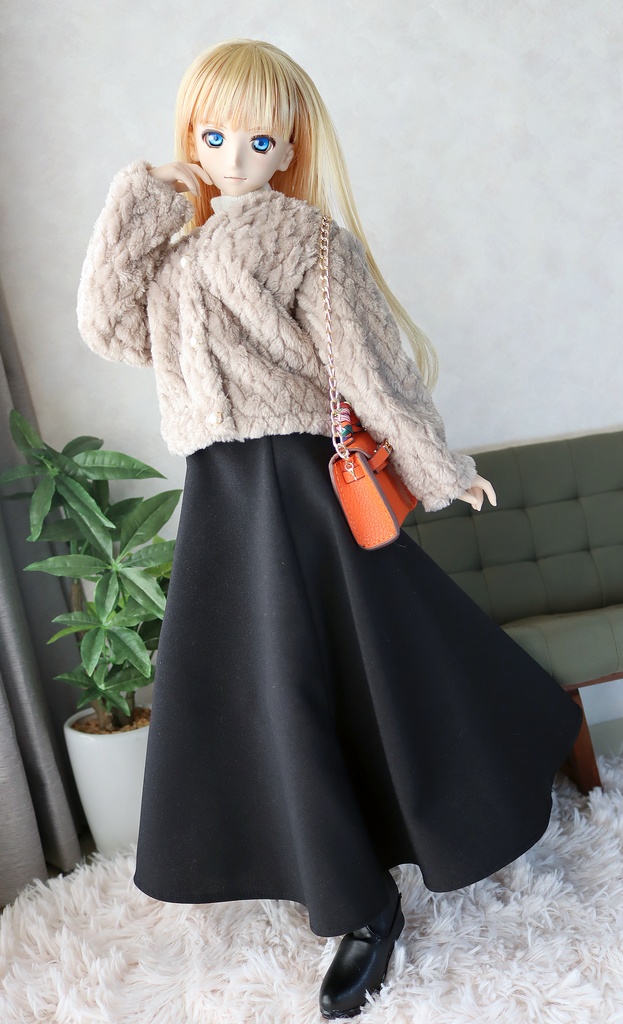 1/3サイズ:もこもこカーデ