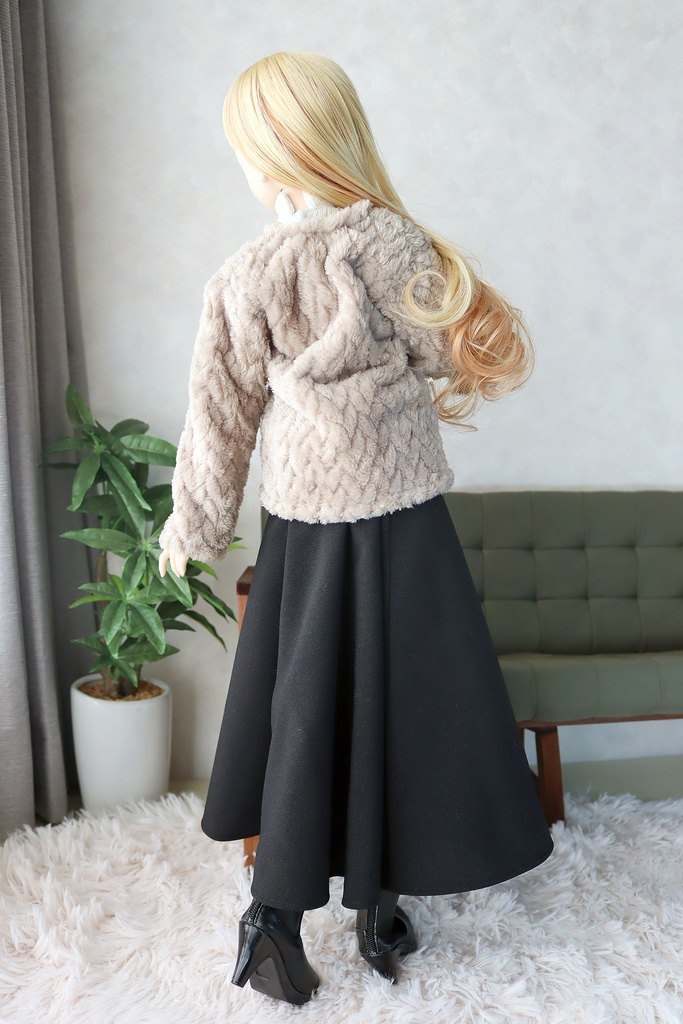 1/3サイズ:もこもこカーデ