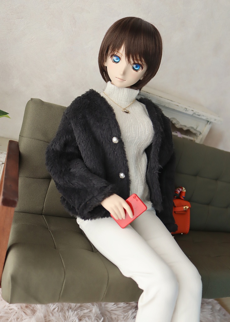 1/3サイズ:もこもこカーデ