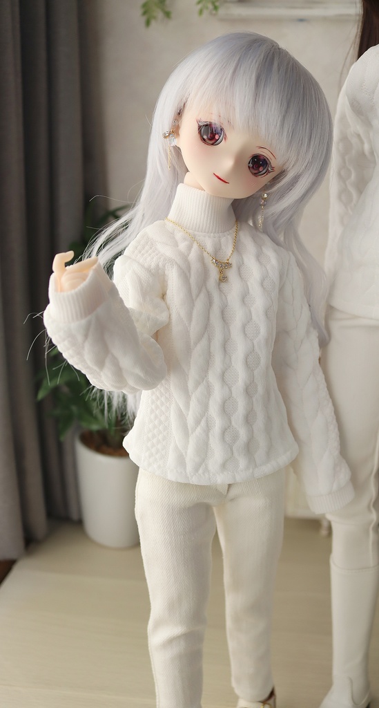 1/4サイズ:タートルネックセーター