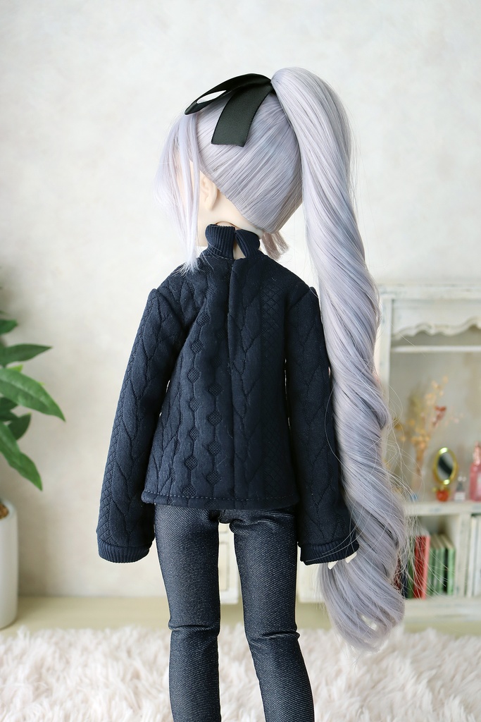 1/4サイズ:タートルネックセーター