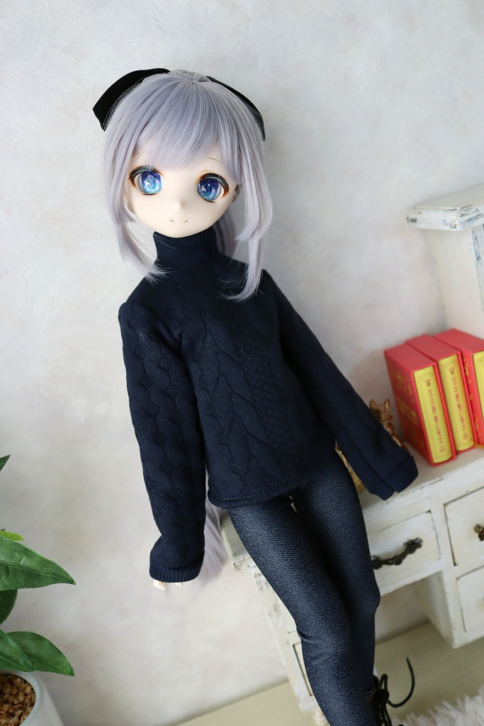 1/4サイズ:タートルネックセーター