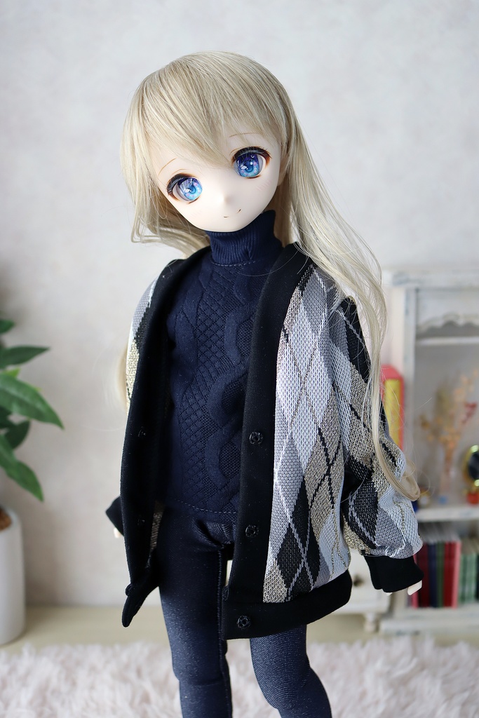 1/4サイズ:タートルネックセーター