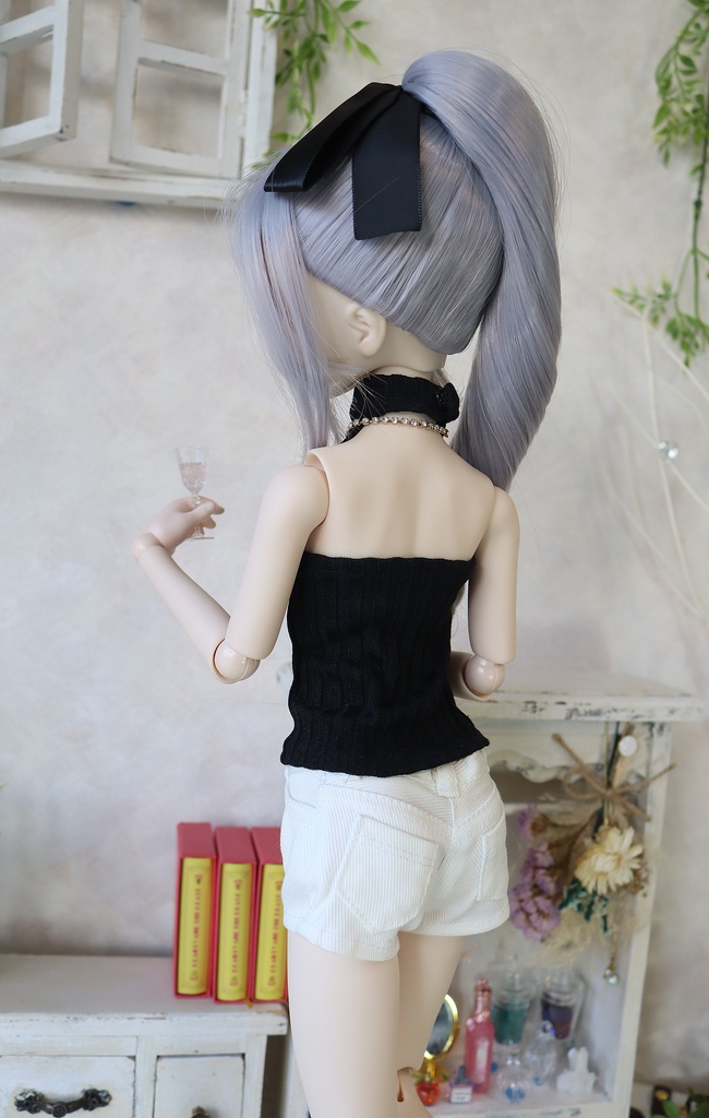 1/4サイズ:ホルターネックキャミソール