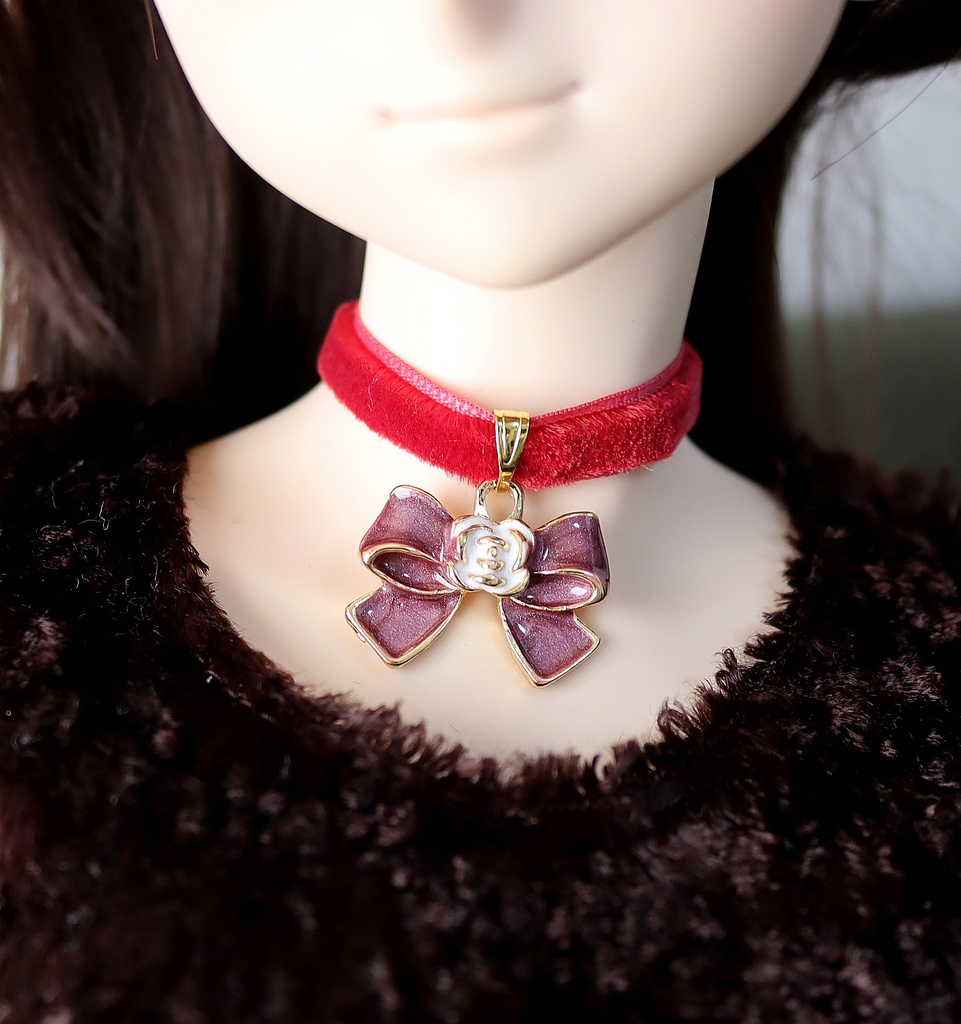 ★NEW★ドールサイズ小物:ネックレス(¥900)