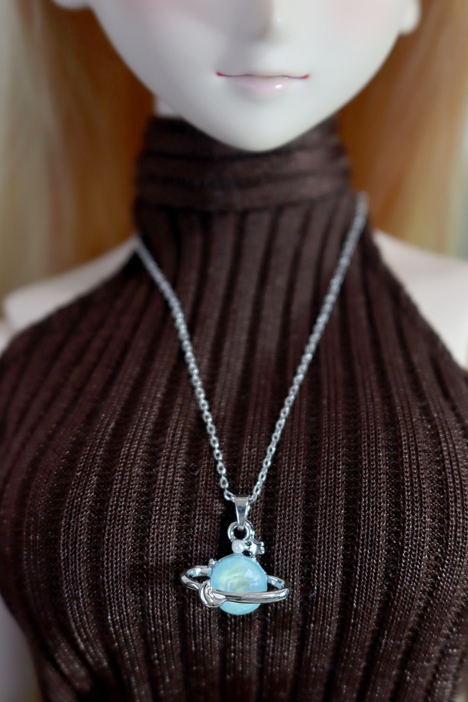 ドールサイズ小物:ネックレス(¥900)