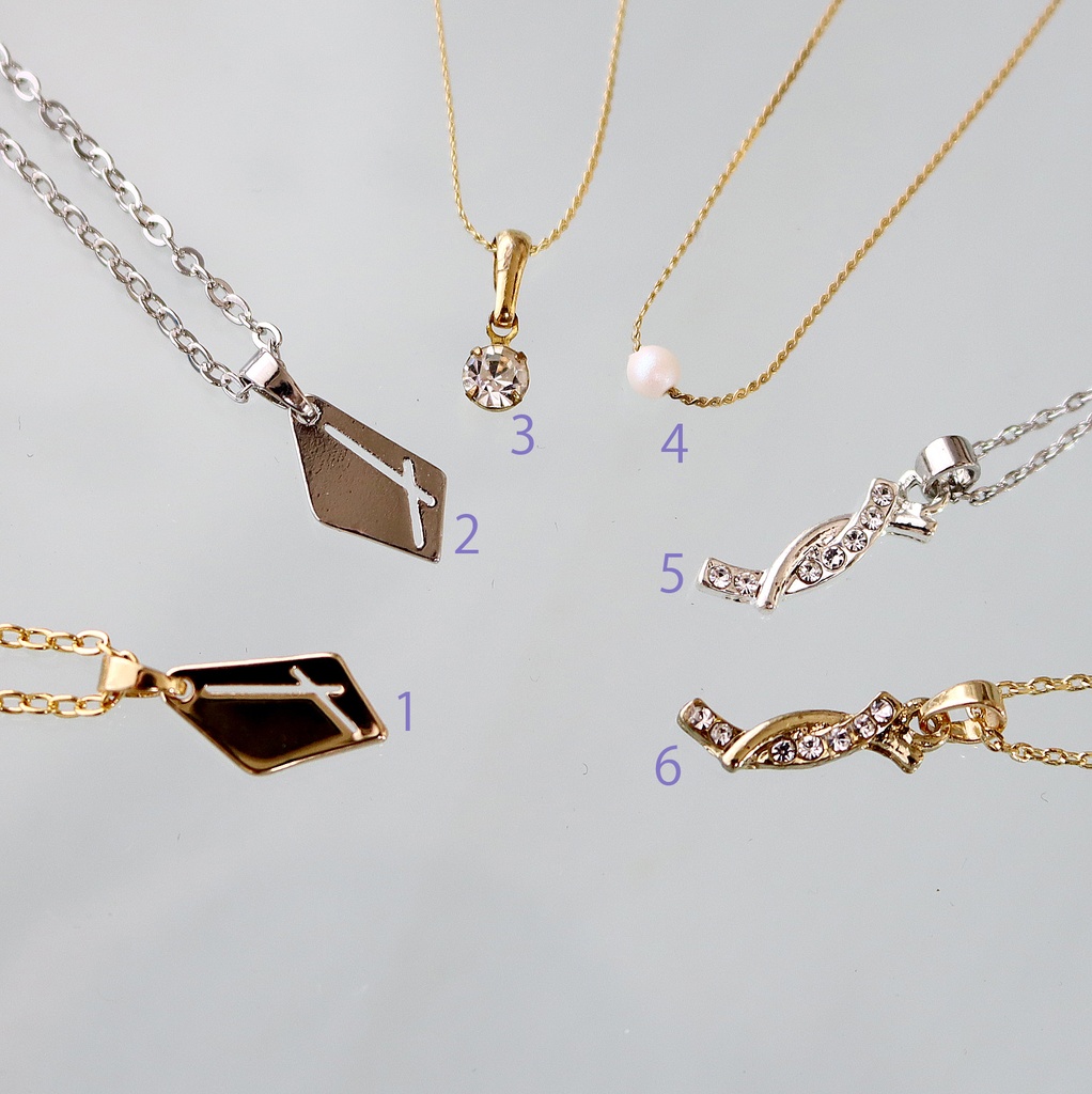 ドールサイズ小物:ネックレス(¥600)