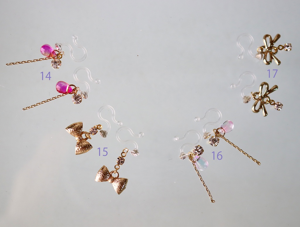 ★NEW★ドールサイズ小物:イヤリング