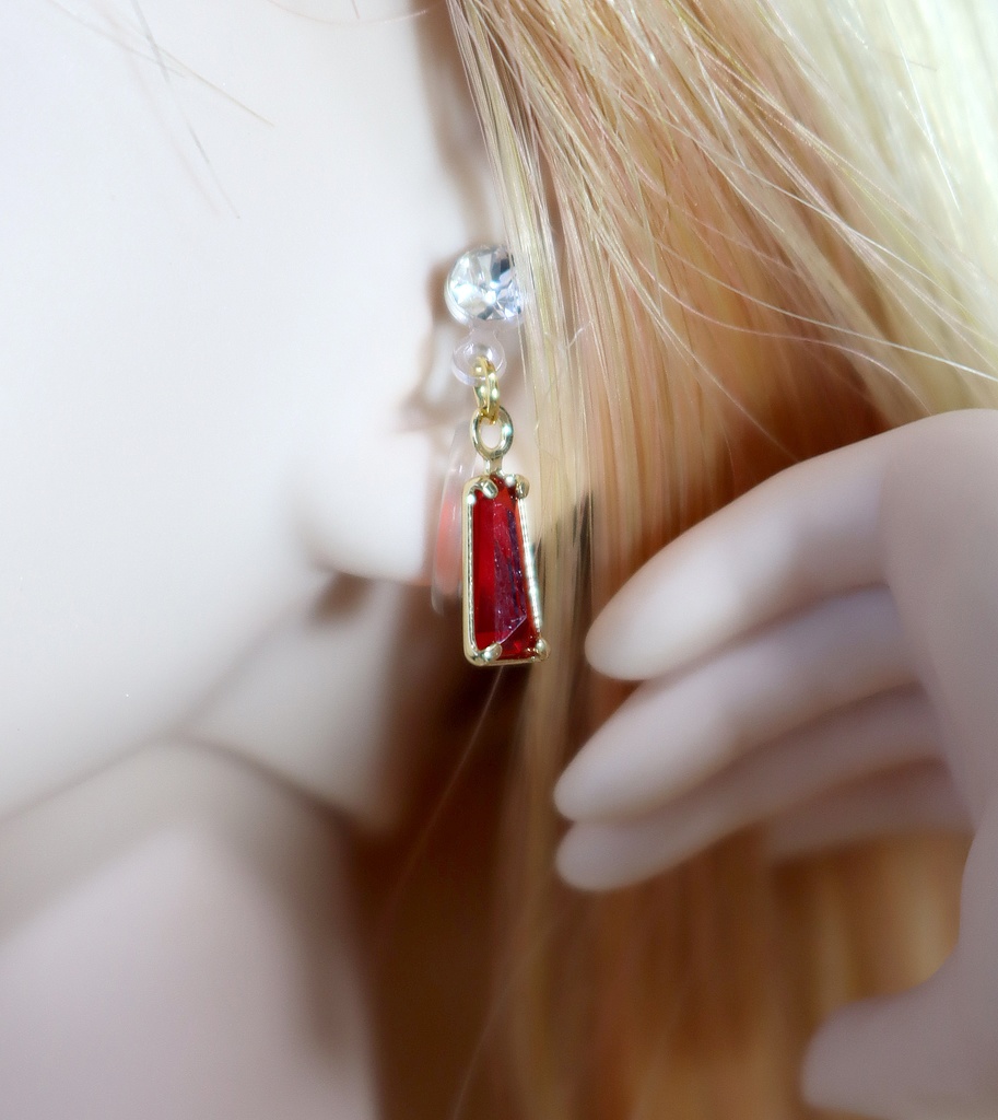 ドールサイズ小物:イヤリング