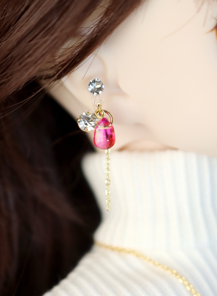 ★NEW★ドールサイズ小物:イヤリング