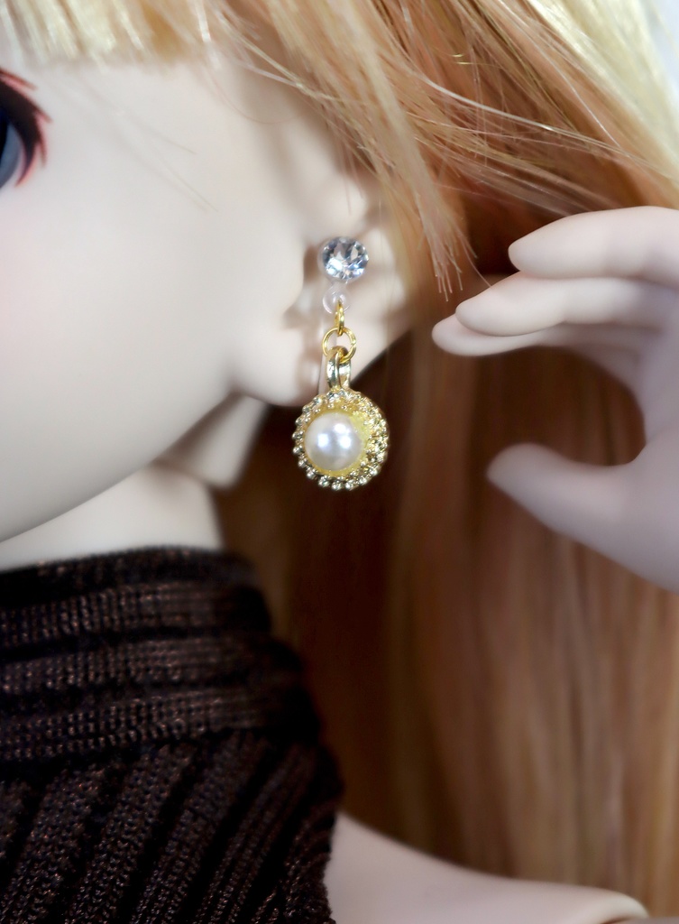 ドールサイズ小物:イヤリング