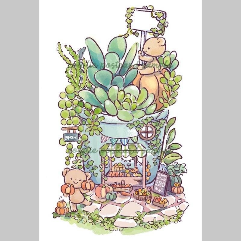 くまちゃんのポストカード