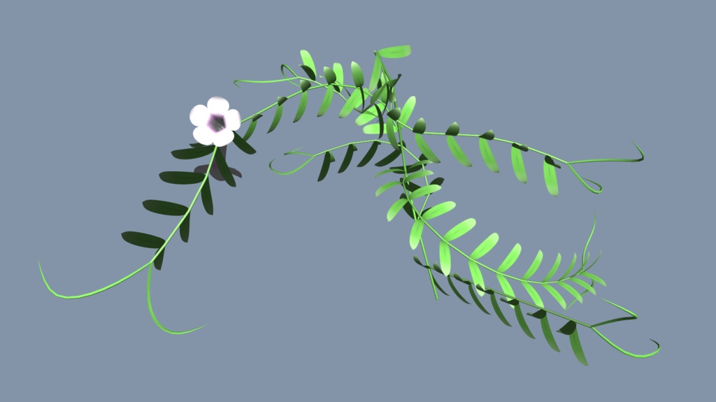 植物3Dモデルセット(fbx形式)