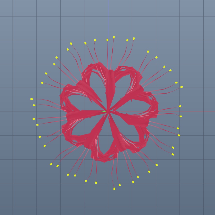 ヒガンバナ3Dモデル(.fbx .unitypackage)