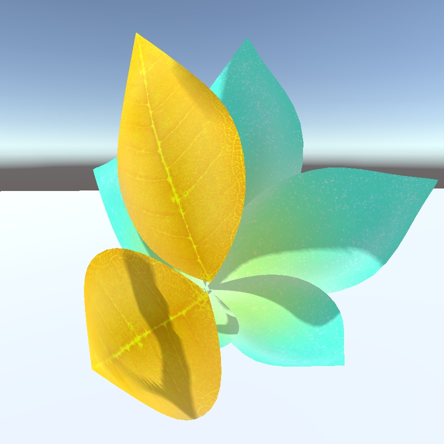 花飾り 3Dモデル( .fbxファイル,Unitypackage)