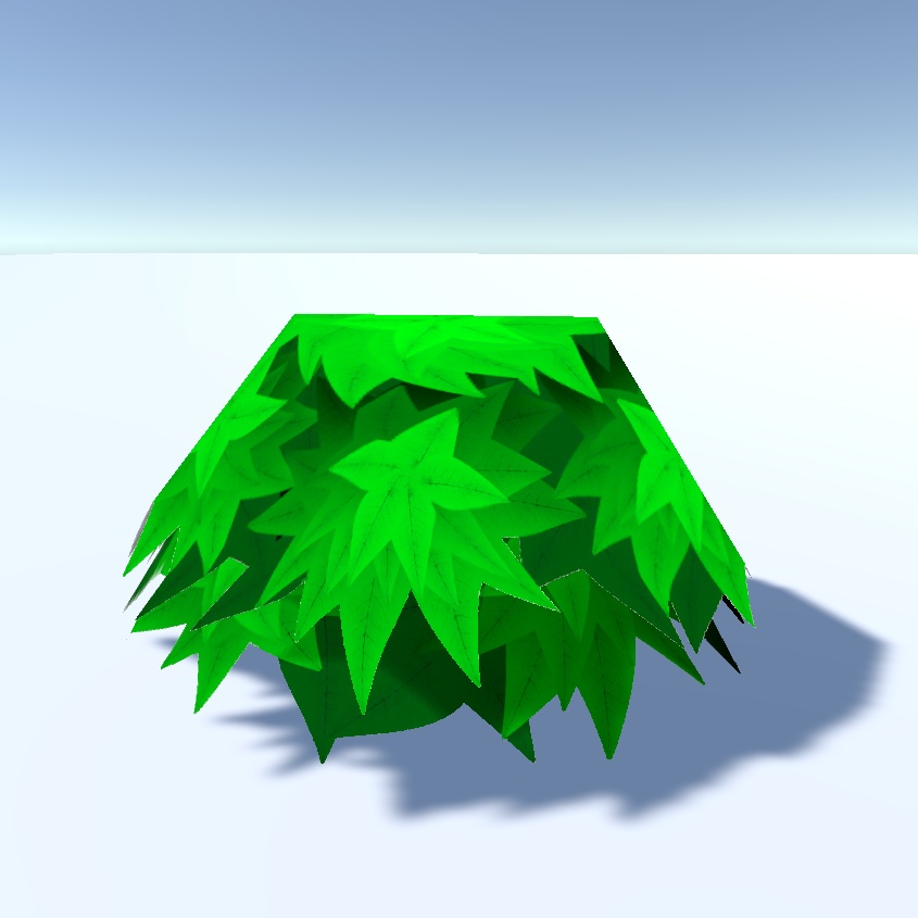 灌木 ローポリゴン( .fbx  unityPackage)
