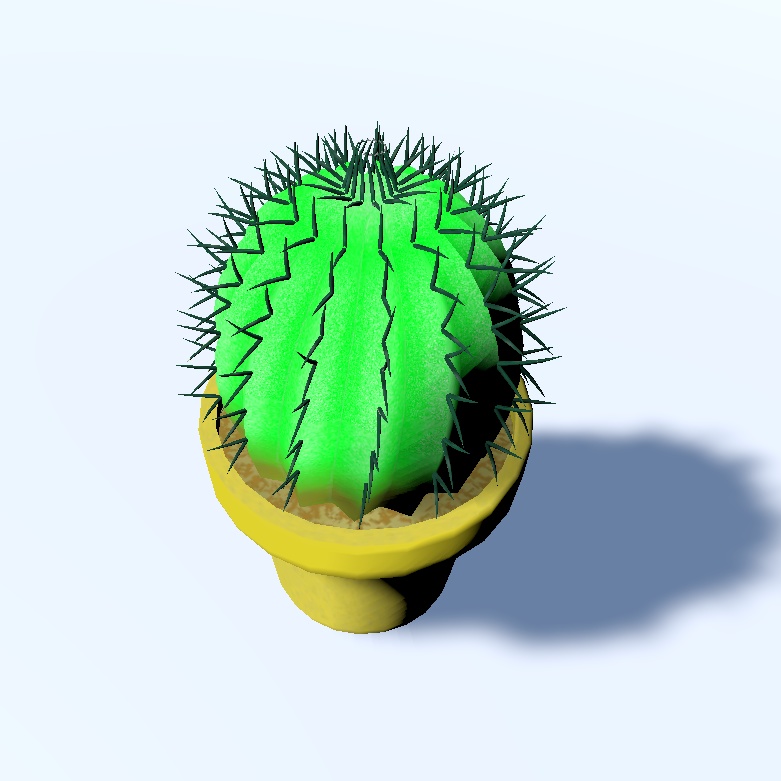 サボテン3Dモデル( .fbx unityPackage)