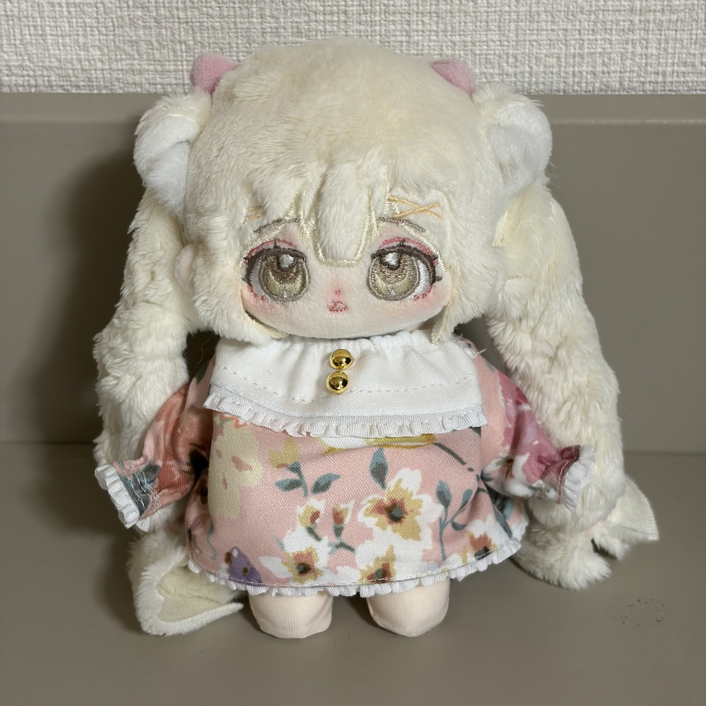 春色花柄スモック