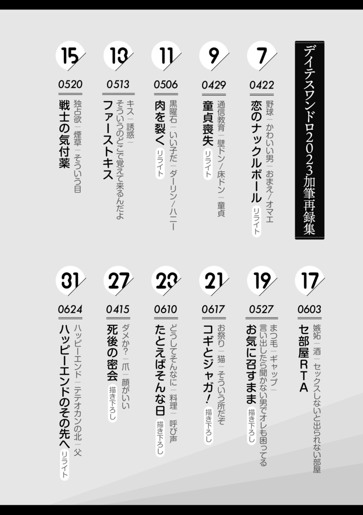 the tryst after death(デイテスワンドロ2023加筆再録集)