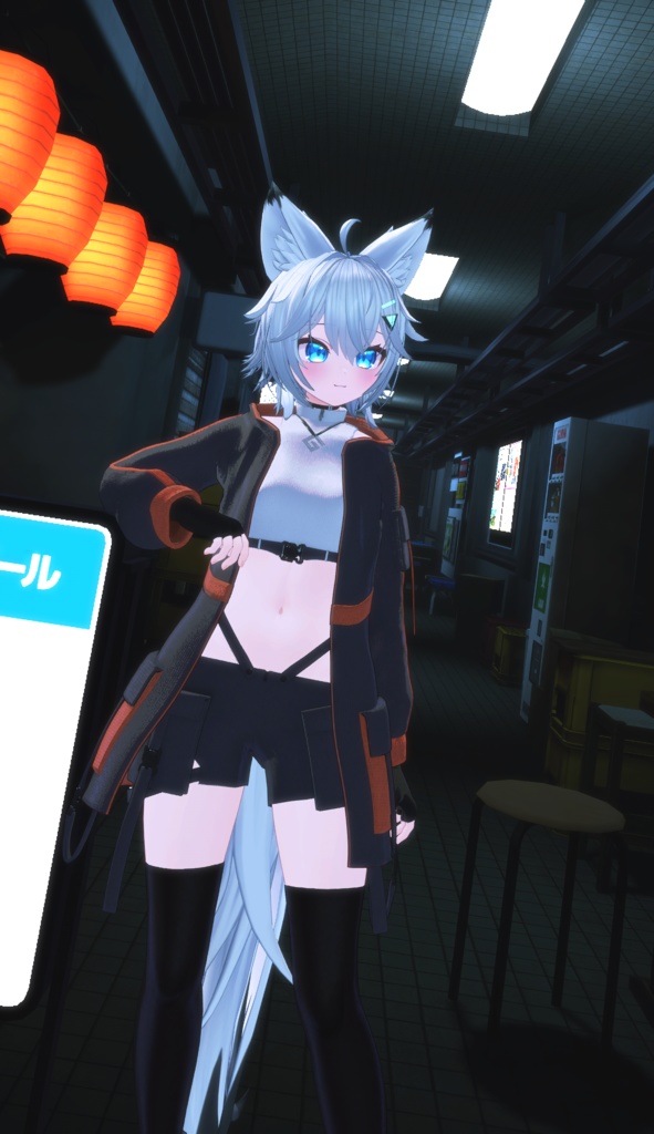 【ショコラ、ライム、シフォン対応】衣装3Dモデル『UrbanFox』