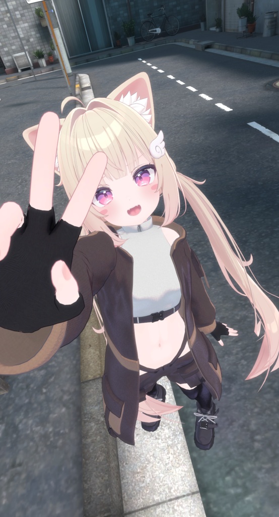 【ショコラ、ライム、シフォン対応】衣装3Dモデル『UrbanFox』