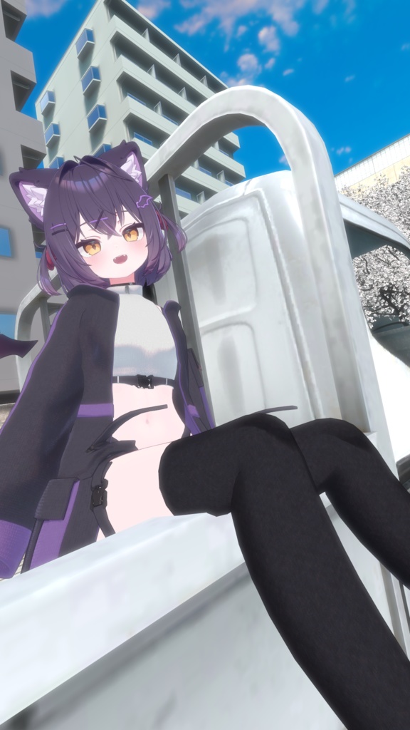 【ショコラ、ライム、シフォン対応】衣装3Dモデル『UrbanFox』