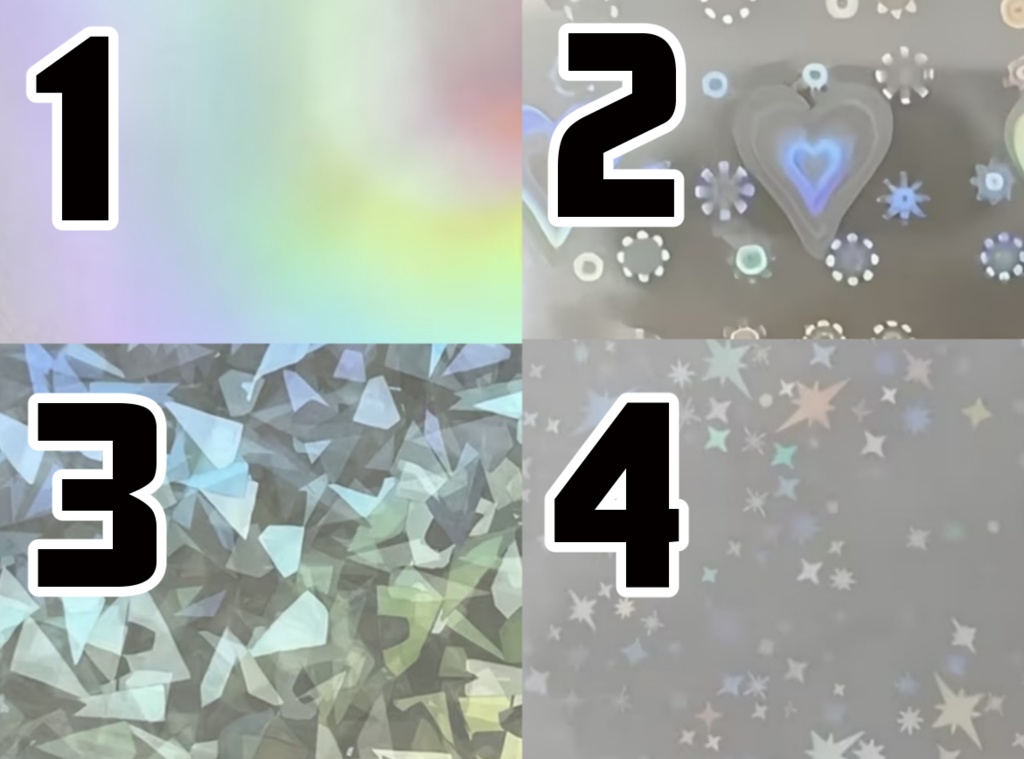 クリスマス缶バッジ57mm ② 個別タイプ (ホログラム柄4種・ノーマル1種タイプから選べるタイプ)