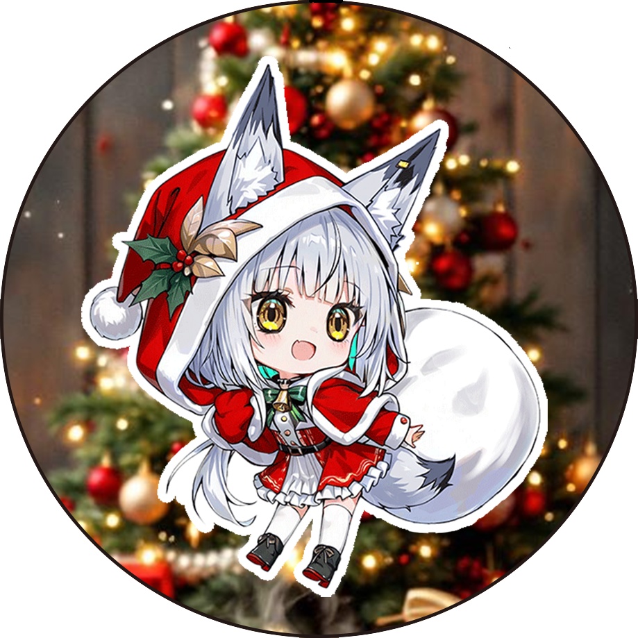 クリスマス缶バッジ57mm　②　個別タイプ　(ホログラム柄4種・ノーマル１種タイプから選べるタイプ)