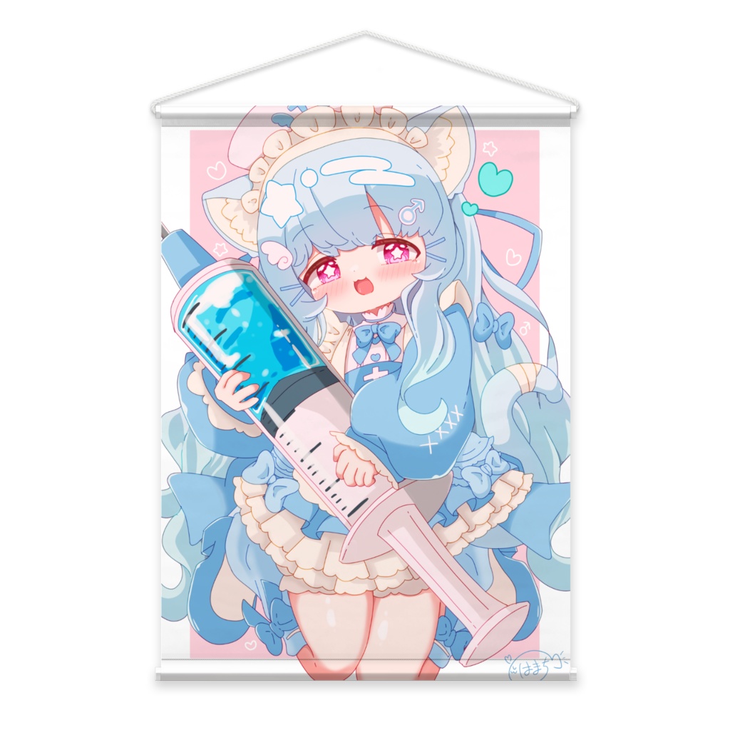 はまちくん新衣装タペストリー