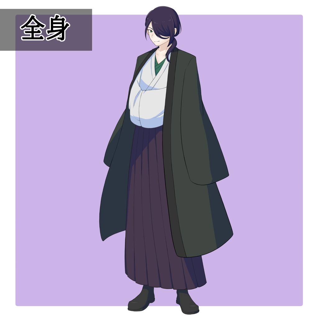 立ち絵素材 No.04 着物の男性 【ミニキャラあり】 【更新:2026/03/02】