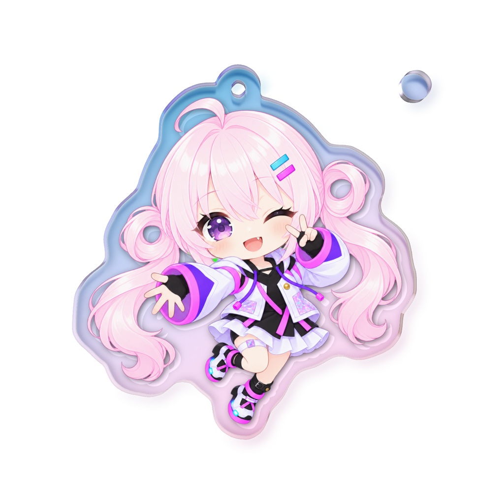 【期間限定】ましろん1000人記念 サウザンドウェアスタイル アクリルキーホルダー✨