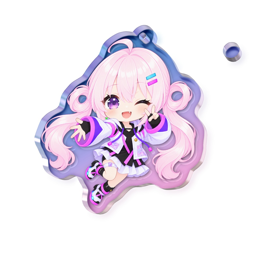 【期間限定】ましろん1000人記念 サウザンドウェアスタイル アクリルキーホルダー✨