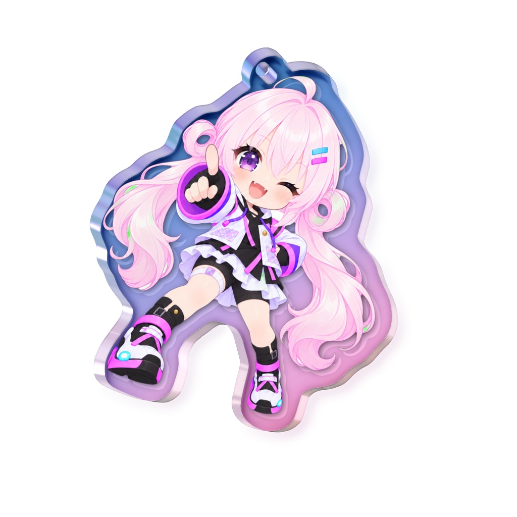 【期間限定】ましろん1000人記念 サウザンドウェアスタイル アクリルキーホルダー✨
