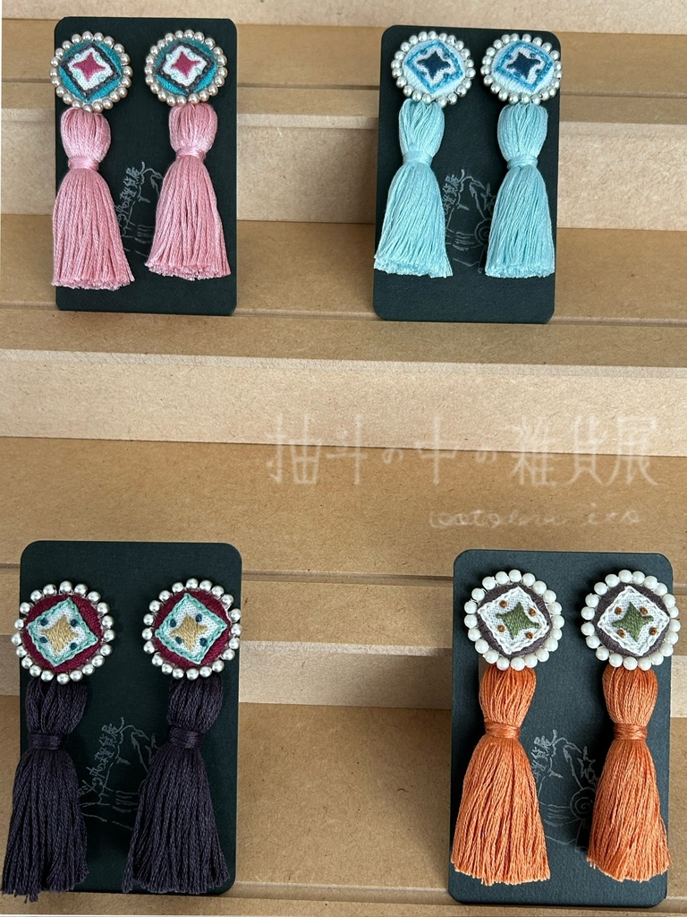 イヤリング「四季」