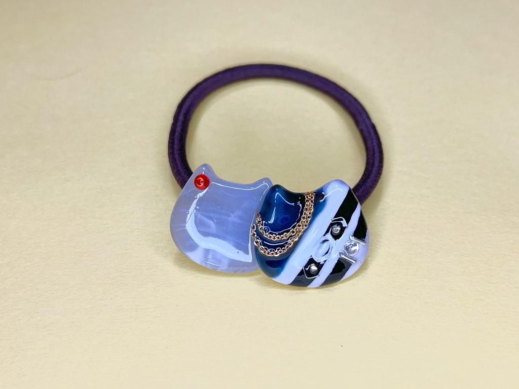 【レジン】とうけんにゃんし(一文字)【もちもちマスコット】