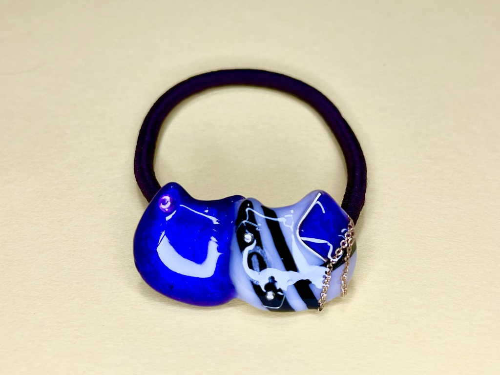 【レジン】とうけんにゃんし(一文字)【もちもちマスコット】