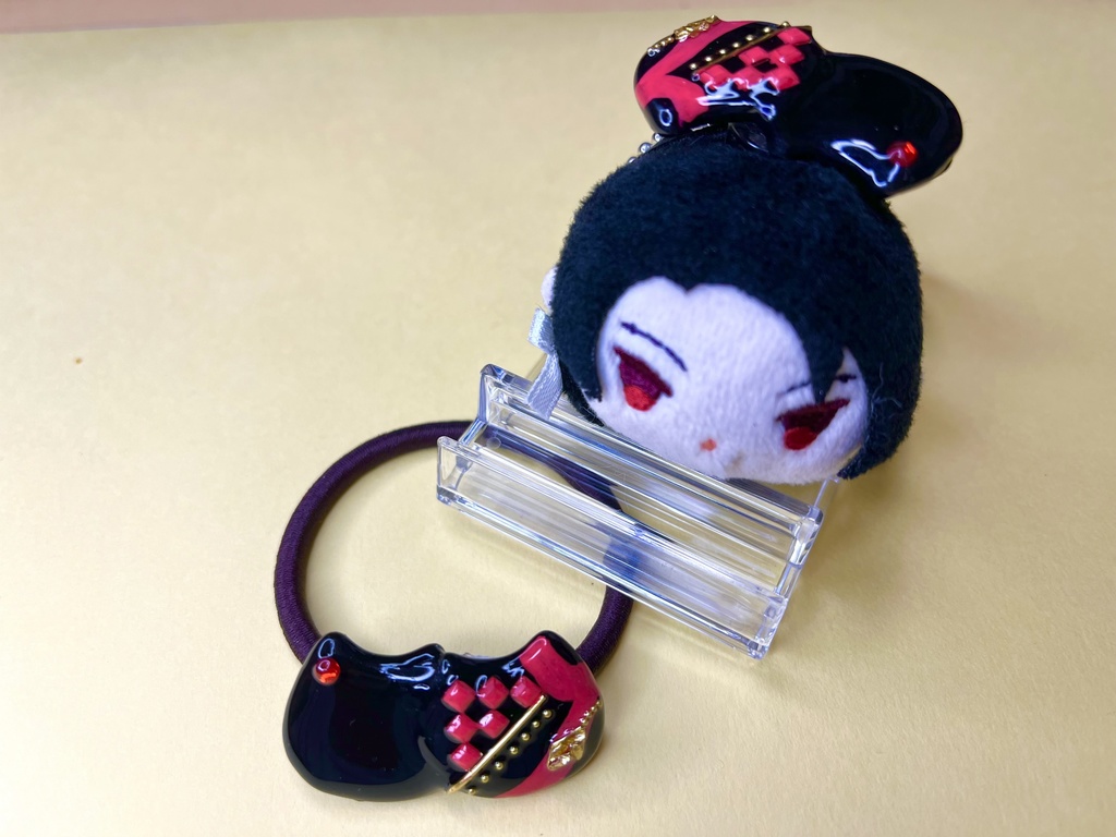 【レジン】とうけんにゃんし(加州清光)【もちもちマスコット】
