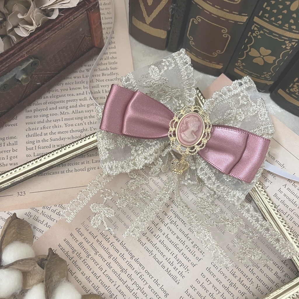 ぬい服 16cm 着ぐるみうさぎピンクベージュ リボンレース エレガント