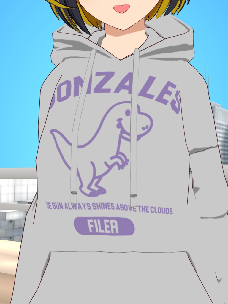 【つむぎんオリジナル】ゴンザレスカレッジパーカー