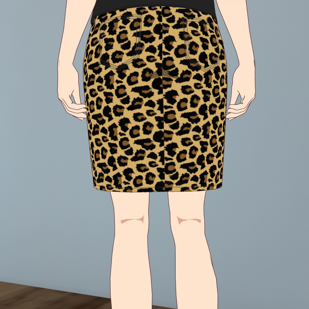 台形スカート-LEOPARD