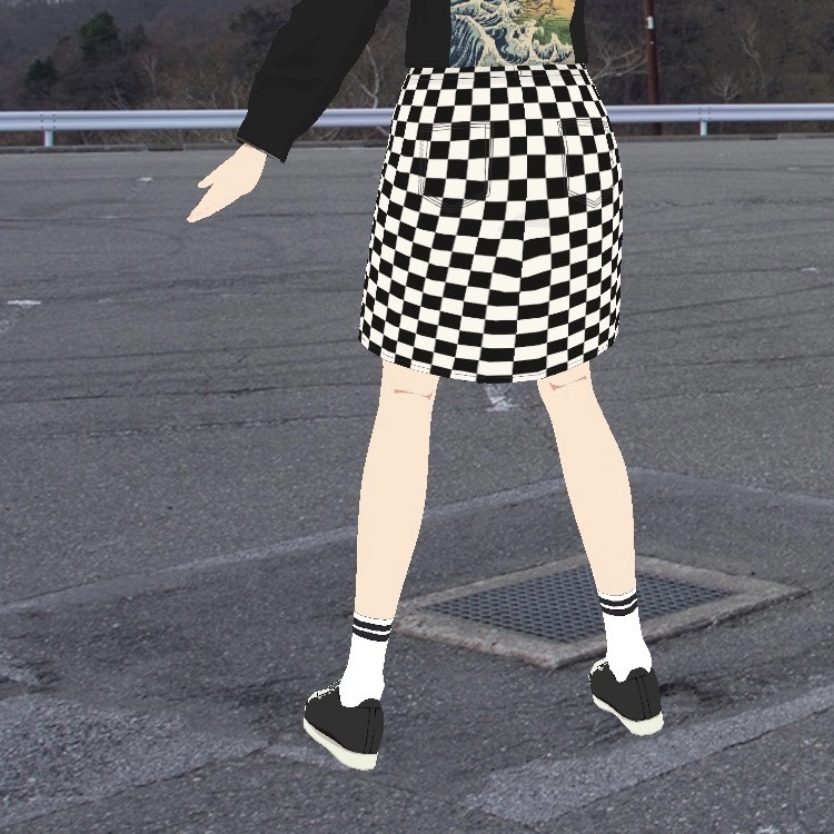 台形スカート-FLAGCHECK