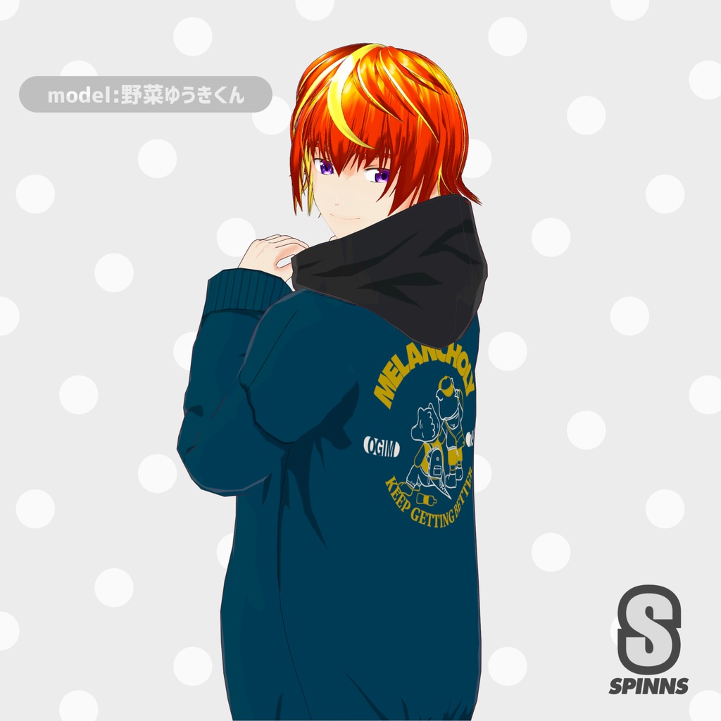 アニマルロゴスウェット/クロコ&ピッグ