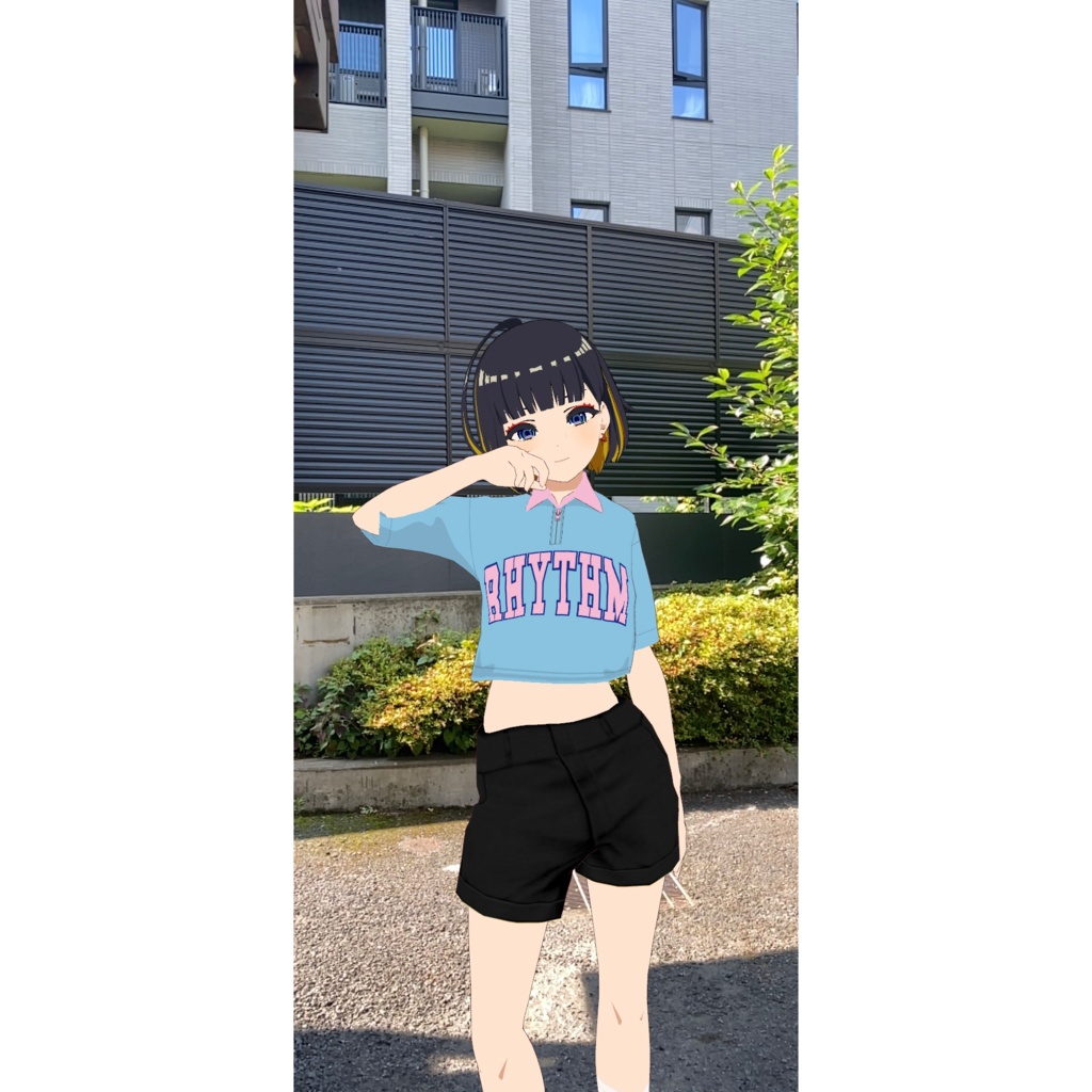 【Project iconic】ロゴポロシャツ/RHYTHM